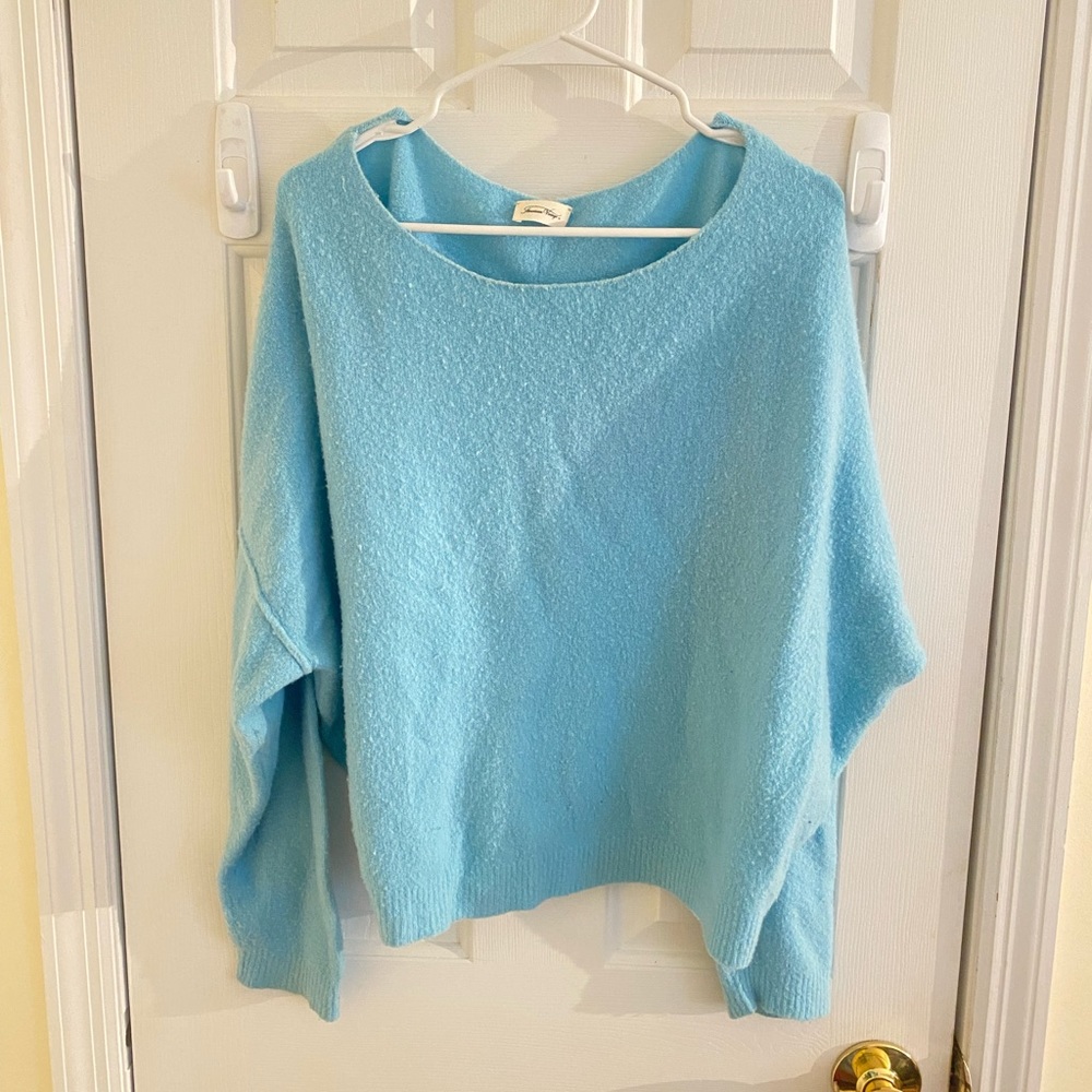 American Vintage Aqua Sweater